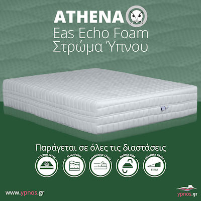 Ypnos Athena Eas Echo Μονό Ανατομικό Στρώμα χωρίς Ελατήρια 90x200x17cm