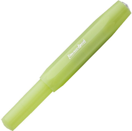 Kaweco Frosted Sport Stilou Medium Verde din Plastic Lime