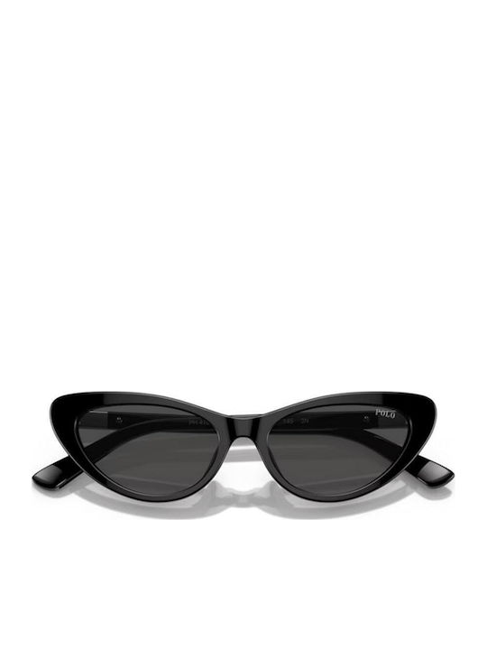Ralph Lauren Damen Sonnenbrille mit Schwarz Kunststoff Gestell und Schwarz Linse PH4199U 500187