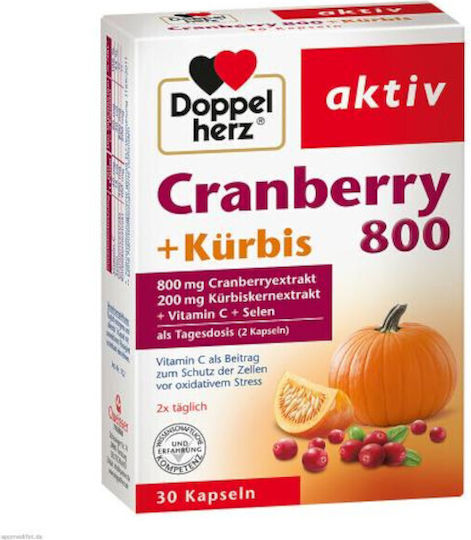Doppelherz Aktiv Cranberry + Pumpkin 30 κάψουλες