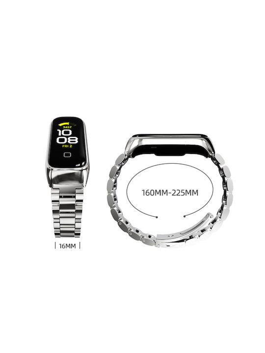 Mijobs Λουράκι Ανοξείδωτο Ατσάλι Μαύρο (Galaxy Fit 2)