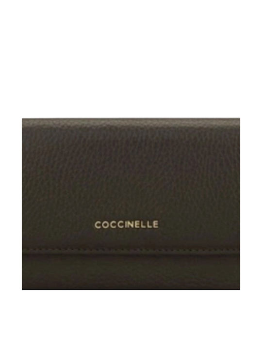 COCCINELLE WALLET H.GRAIN.LEA. NOIR 001 pentru femei