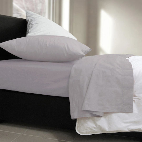 Nef-Nef Homeware Basic King Size 180x200+35εκ. με Λάστιχο 1185 Mocca