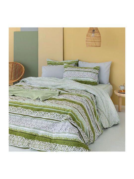 Palamaiki Sheet Sets Queen 240x260cm. FL6195 Green 4pcs