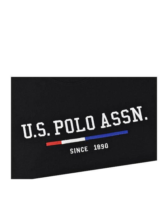 U.S. Polo Assn. T-shirt Bărbătesc cu Mânecă Scurtă Negru