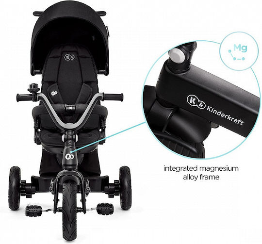 Kinderkraft Eastwist Convertible with Parental Handle 5 in 1 for 5+ Years Black