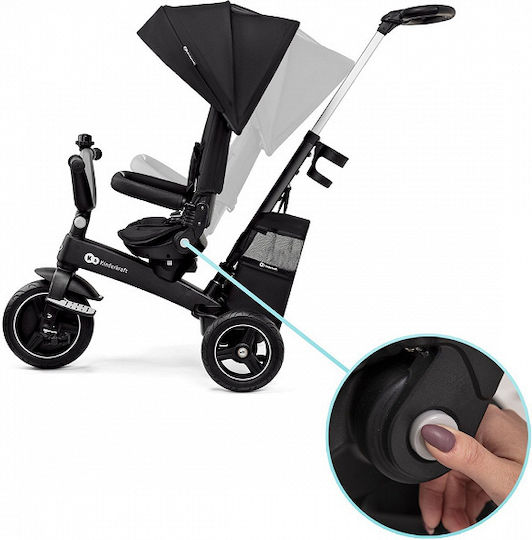 Kinderkraft Eastwist Convertible with Parental Handle 5 in 1 for 5+ Years Black