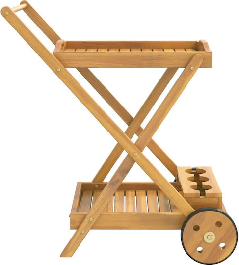 Wooden Masa Bar pentru spații exterioare mici 54x87x90buc
