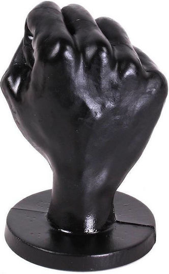 All Black Fist Πρωκτικό Dildo Μαύρο 14cm