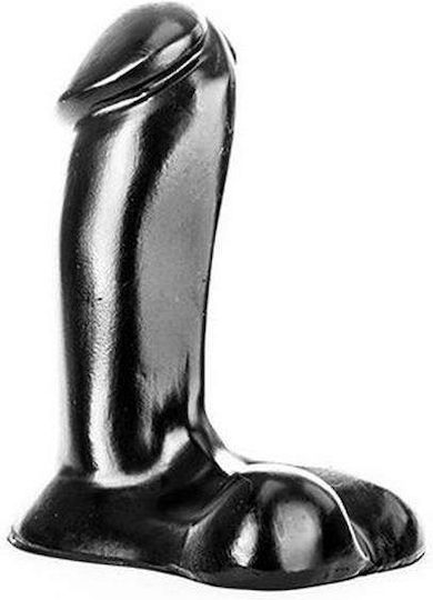 All Black Glass Dildo Black 14cm