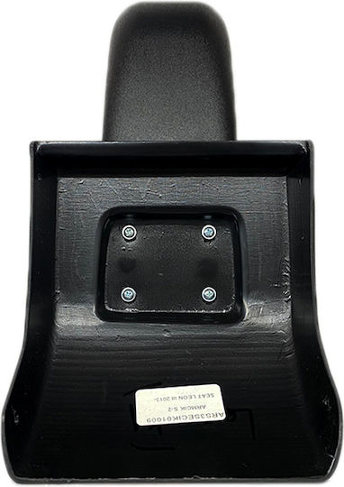 Cik Car Leather Armrest for Seat Leon Black
