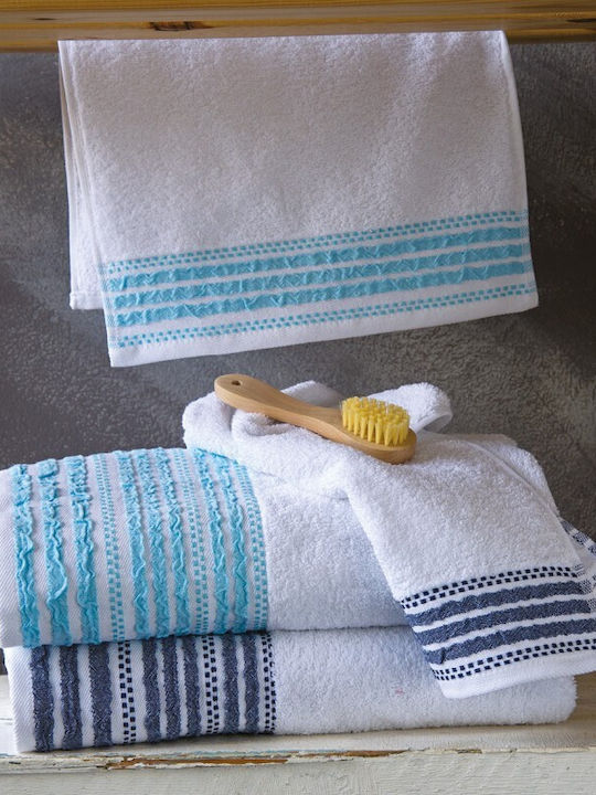 SB Home Facecloth Romina 50x90cm Navy Weight 500gr/m²