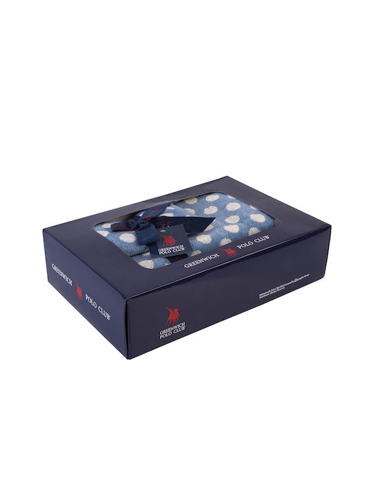 Greenwich Polo Club 3-tlg. Set Badetücher 2674 Blue / Beige Gewicht 500gr/m²