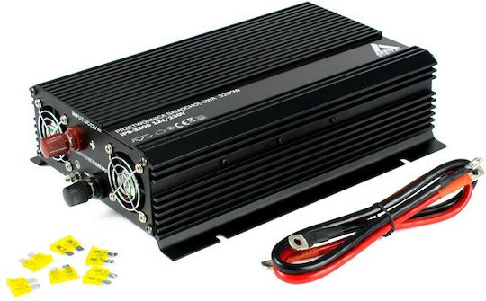 Azo Digital Car Inverter Pure Sinewave 3200W to Converter 12V DC in 230V AC