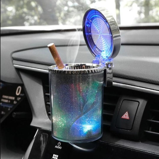 Car Ashtray Illuminated Cup Holder