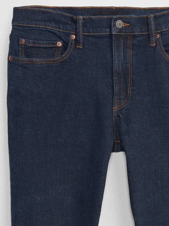 Men's Jeans Pants with Slim Tapered Fit Blue
