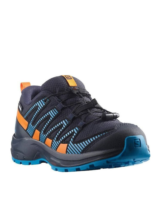 Kids Waterproof Hiking Shoes Navy Blue