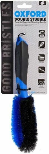 Oxford Double Stubble Wheel Brush Motorradreinigungsbürste für Felgen & Reifen