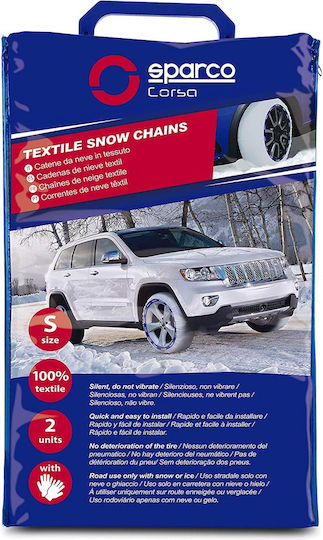 Sparco Textile Schneesocken Groß PKW 2Stück