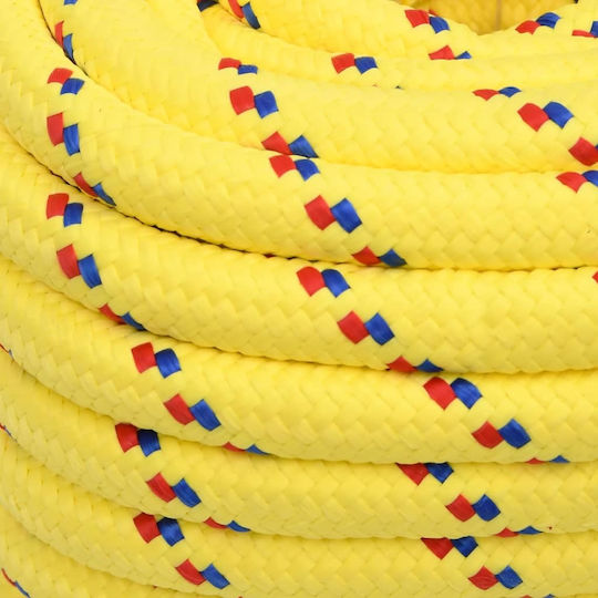 vidaXL Rope Knitted 20mm Yellow