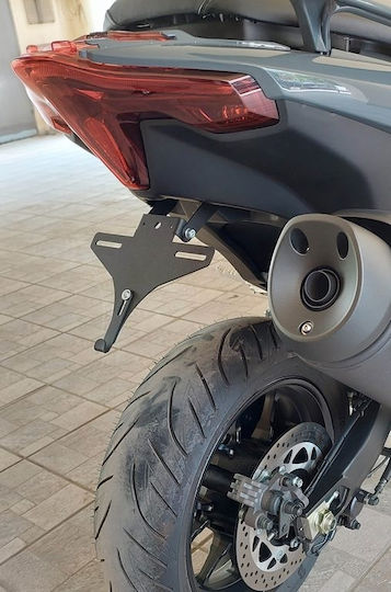 Moto Discovery Foldable Motorcycle License Plate Holder for Yamaha T-Max 560 2022
