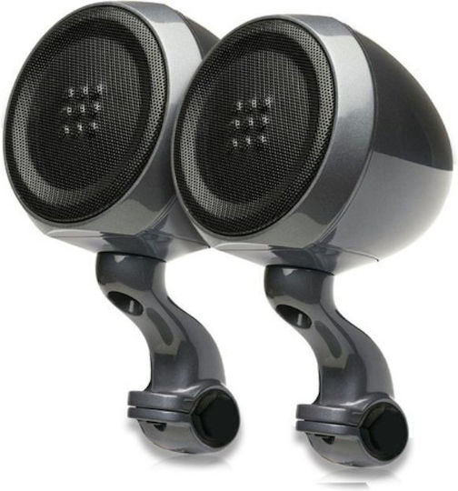 PowerBass Waterproof Marine Speaker Set Pod 2.75" with 50W RMS Black