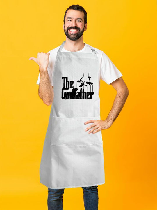 Koupakoupa The Godfather Küchenschürze Weiß KP_858_apron-bbq-adult 1Stück