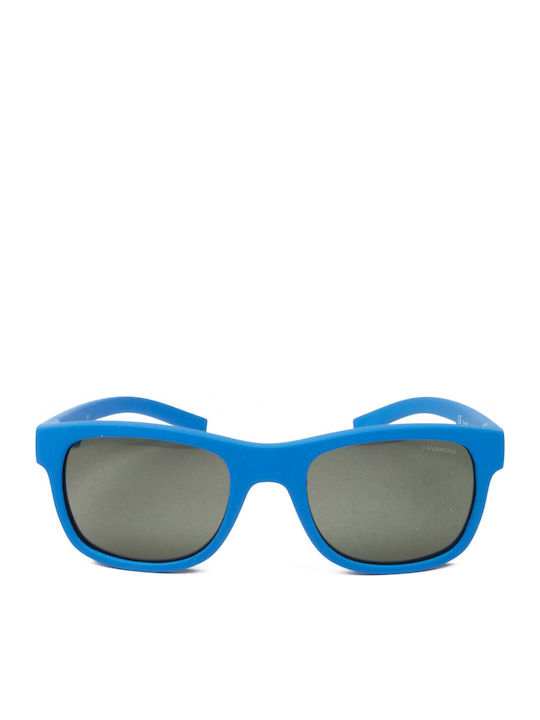 Polaroid Unbreakable Square Baby Kids Sunglasses with Polarized Blue Lens for 1-4 Years