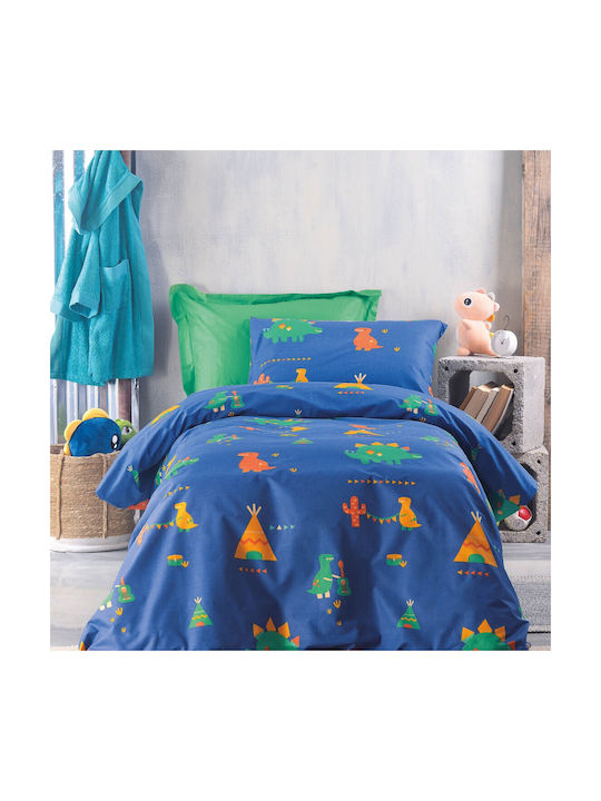 Rythmos Sheet Set Semi-double Cotton Tobias Blue 160x260cm 3pcs