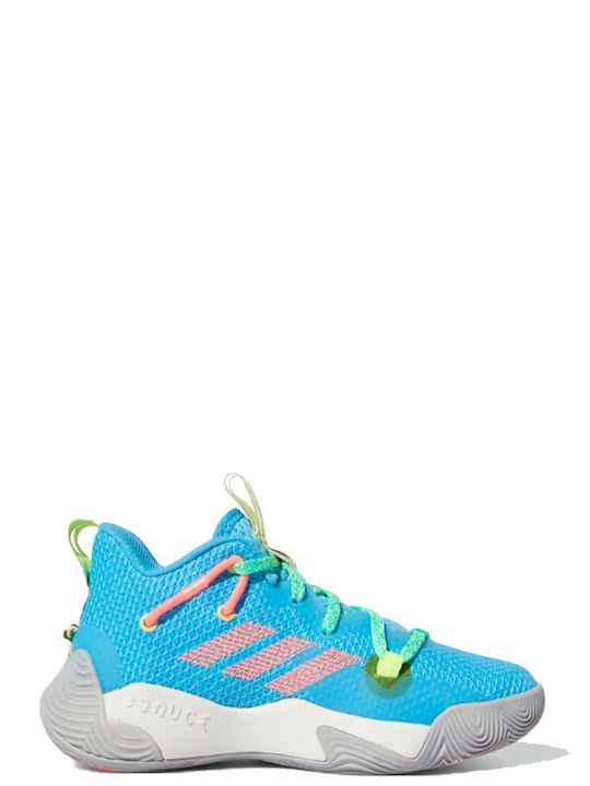 Harden Stepback 3 Kinder Sportschuhe Basketball mit Schnürsenkeln Blauen