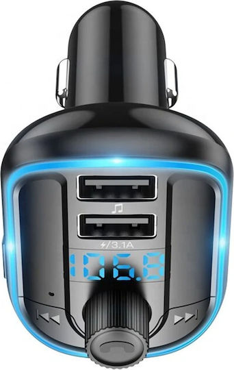 Yesido FM Transmitter Αυτοκινήτου Y44 με Bluetooth / USB