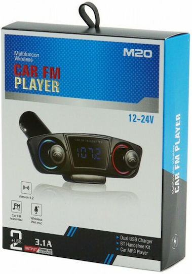 FM Transmitter Αυτοκινήτου 8209 mit Bluetooth / MicroSD / USB
