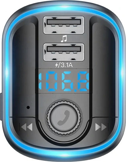 Yesido FM Transmitter Αυτοκινήτου Y44 με Bluetooth / USB