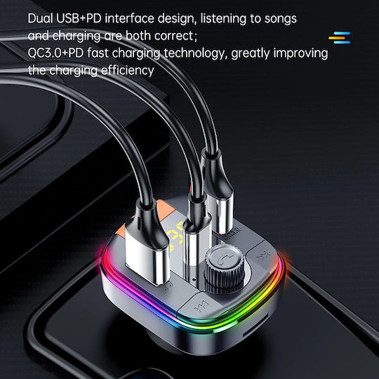 Yesido FM Transmitter Autovehicul Y45 cu USB