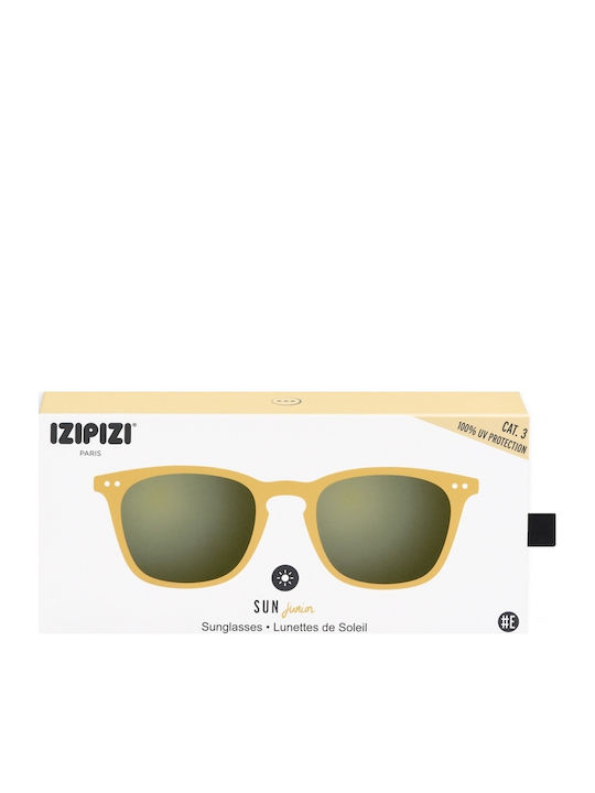 Izipizi Square Kids Sunglasses Yellow Honey For 5-10 Years