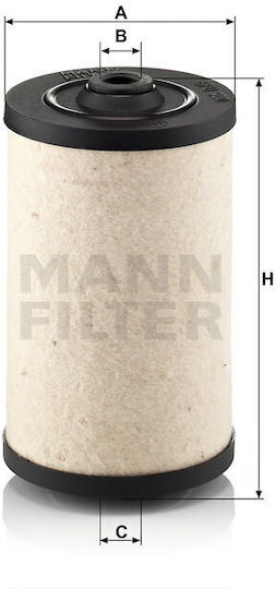 Mann Filter Φίλτρο Πετρελαίου Αυτοκινήτου Φίλτρο Πετρελαίου BFU900X