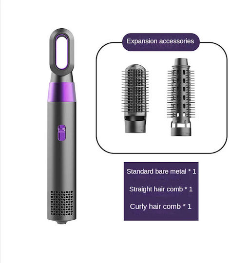 Factory WL-8059 Κεραμική Ηλεκτρική Βούρτσα με Αέρα για Ίσιωμα και Μπούκλες 1000W