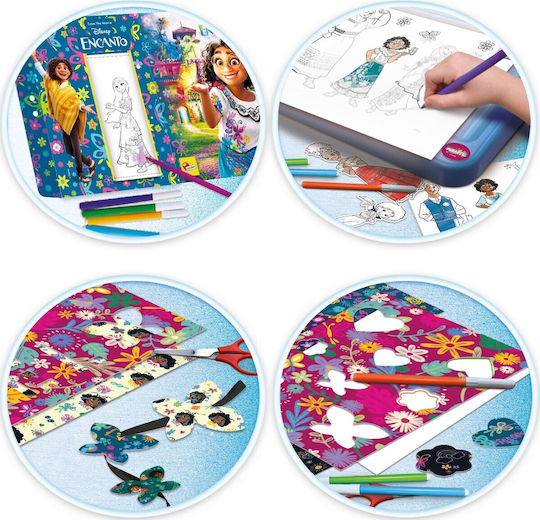 Lisciani Giochi Ζωγραφική Encanto Πίνακας Με Φως για Παιδιά 5+ Ετών