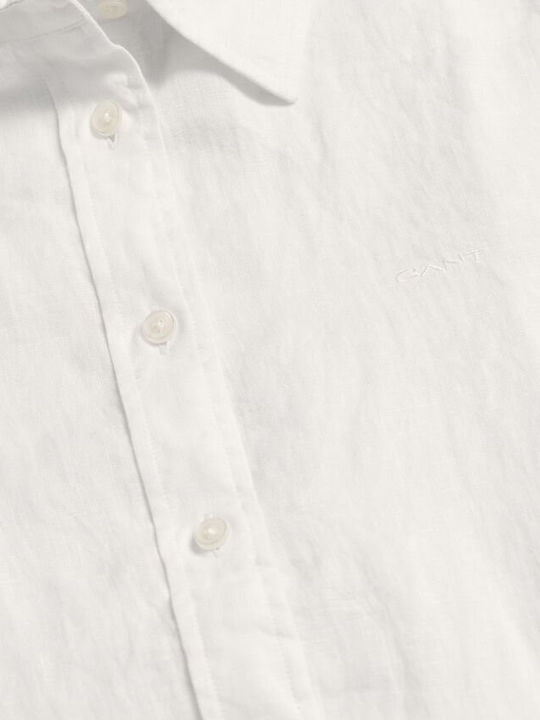 Women's Monochrome Long Sleeve Shirt White