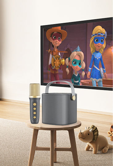 Sistem De Karaoke Cu Microfon Wireless YS-101 Alb