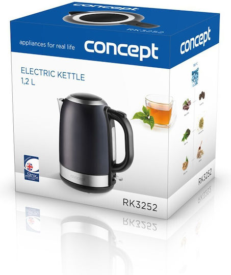 Concept Βραστήρας 1.2lt 2200W Γκρι