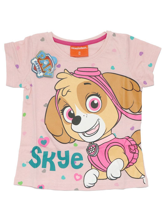 Nickelodeon Pijama pentru copii De vară De bumbac Roz