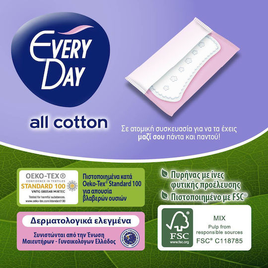 Every Day All Cotton XL Σερβιετάκια 30τμχ & 14τμχ