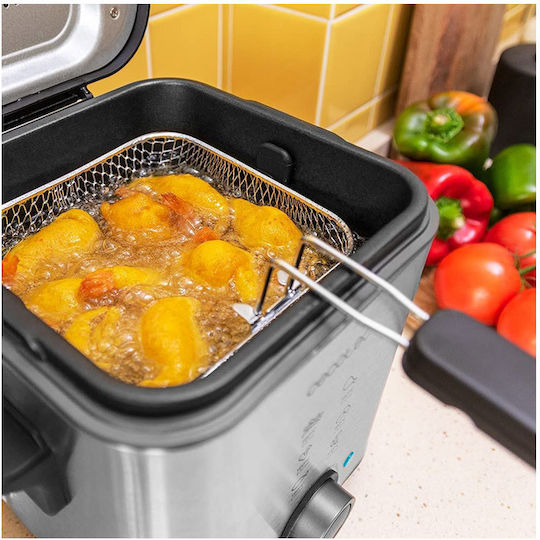 Cecotec Cleanfry Advance 1500 Deep Fryer 1.5lt Silver