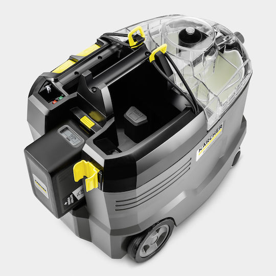 Karcher Puzzi 9/1 Bp Pack Rechargeable Vacuum Dry with Plastic Bin 9lt