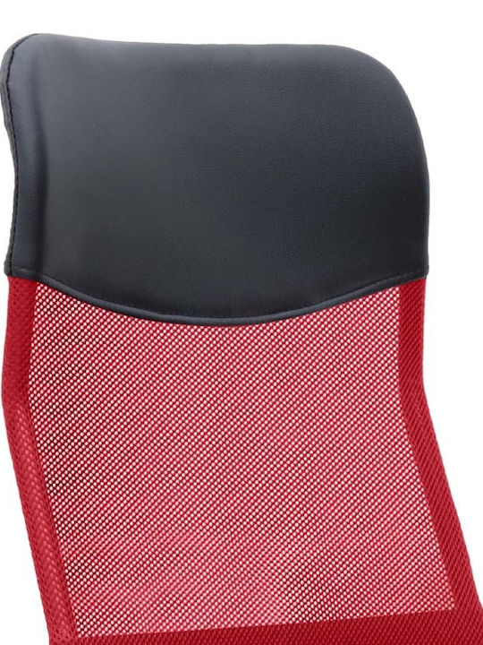 Marco Reclining Office Chair with Fixed Arms Red Megapap