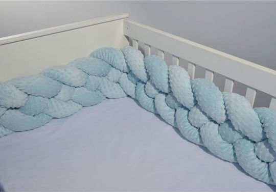 Baby Oliver Crib Bumpers Braided Inside Mint 24x200cm