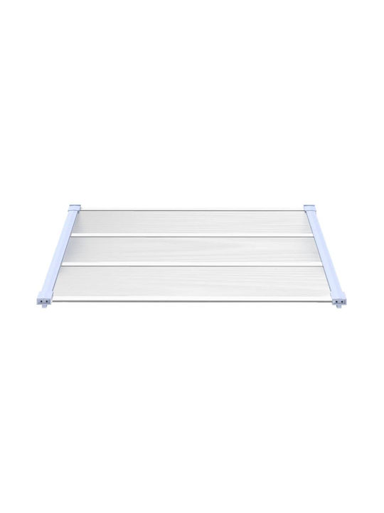 vidaXL Polycarbonat Kapuzinerdach Tür/Fenster P122xB90cm