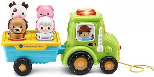 Vtech Pull-Along Toy Sliding Tractor with Music and Sounds for 12++ Months