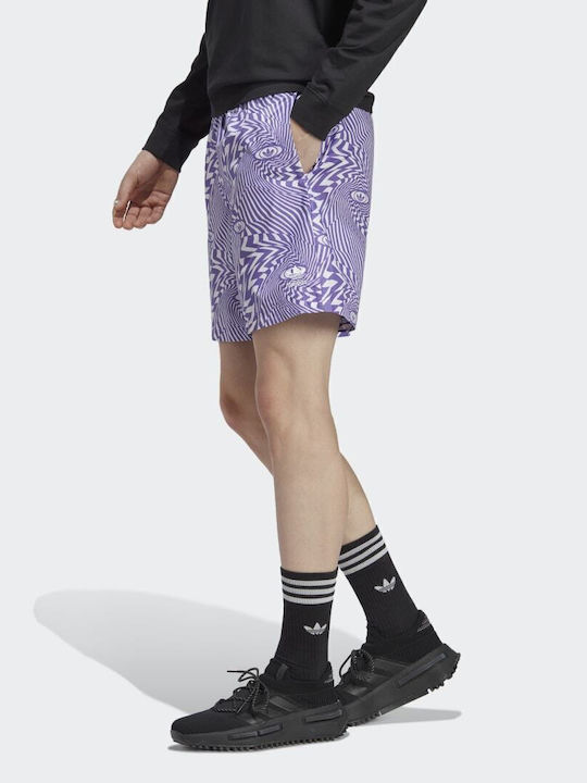 Αθλητική Ανδρική Βερμούδα White / Purple Rush